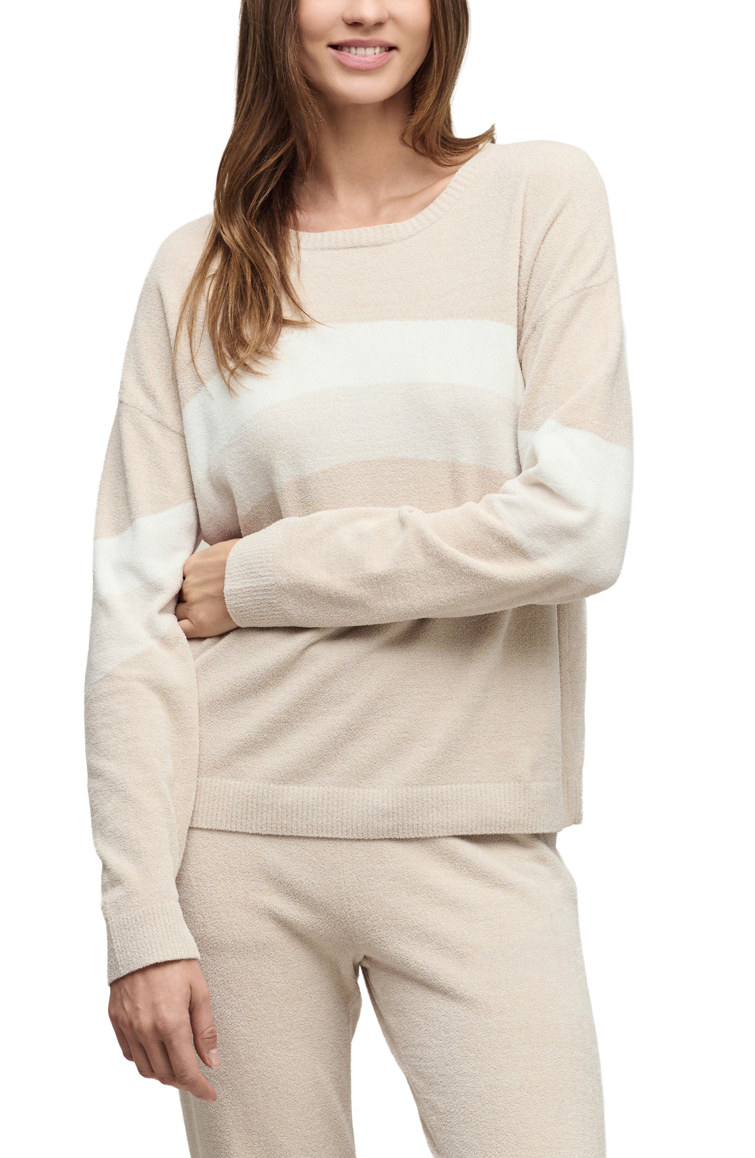 CozyChic Ultra Lite Wavy Colorblock Pullover Sweater