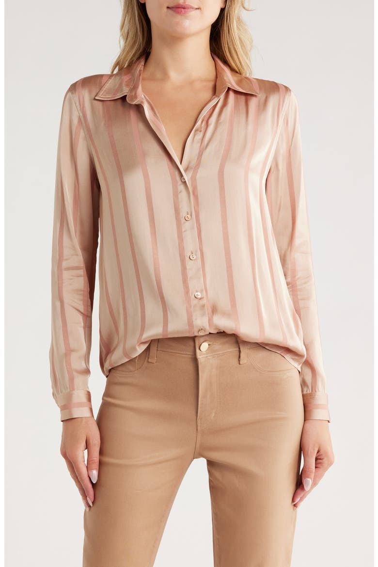 Laurent Top, Main, color, CHAMPAGNE MULTI STRIPE