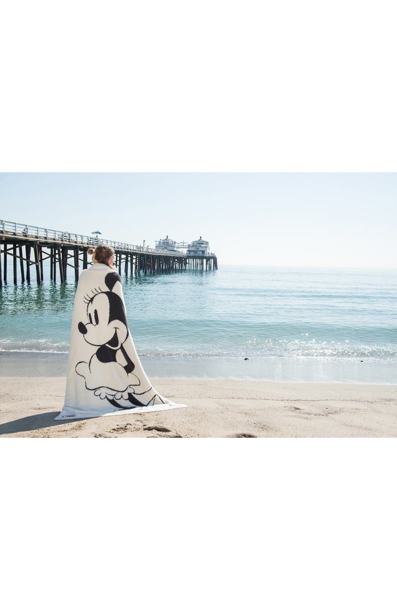 Barefoot Dreams<sup>®</sup> Disney<sup>®</sup> Classic Blanket, Alternate, color, Cream/ Carbon