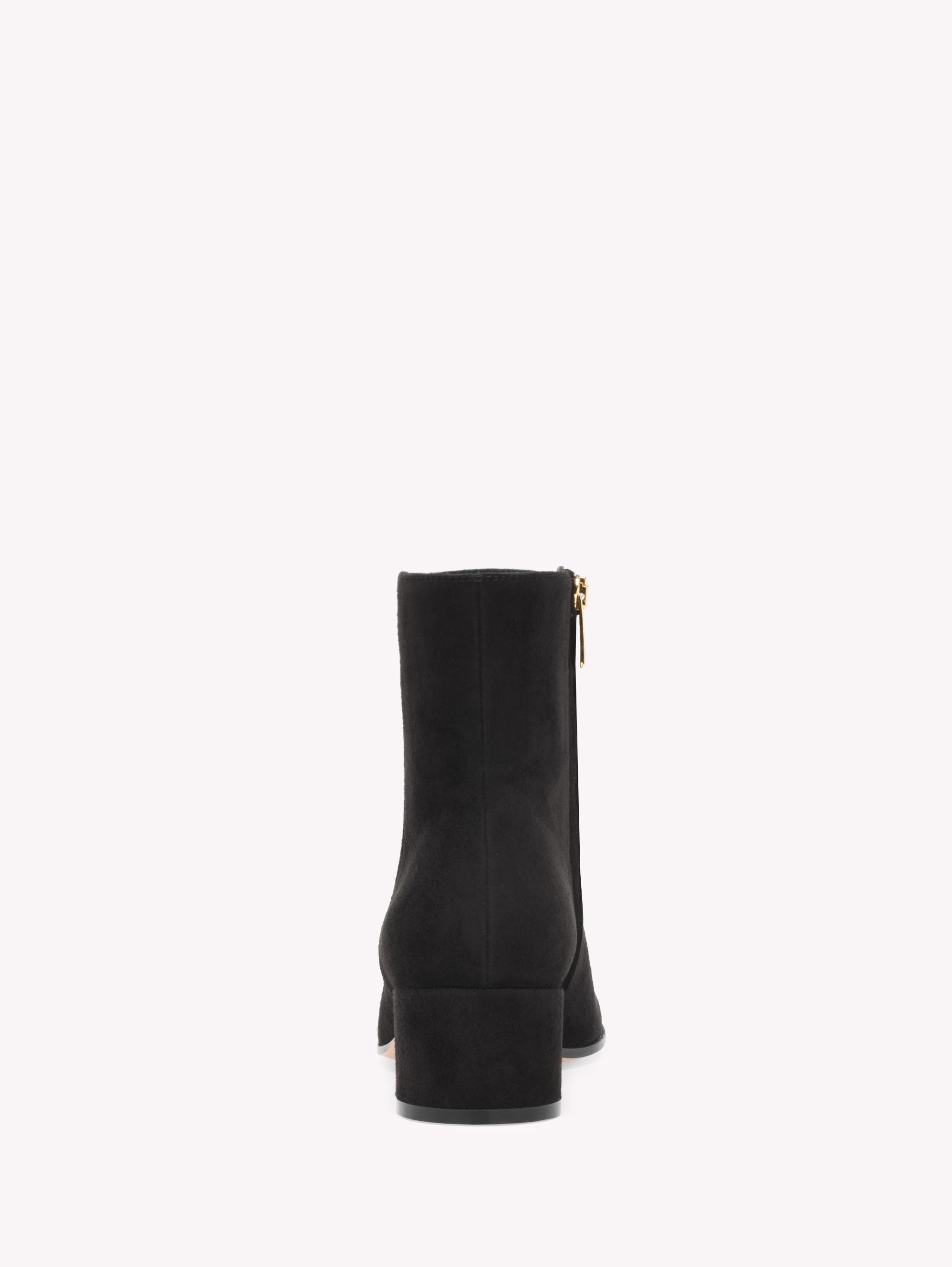 Joelle 45 Booties, Alternate, color, Black Suede