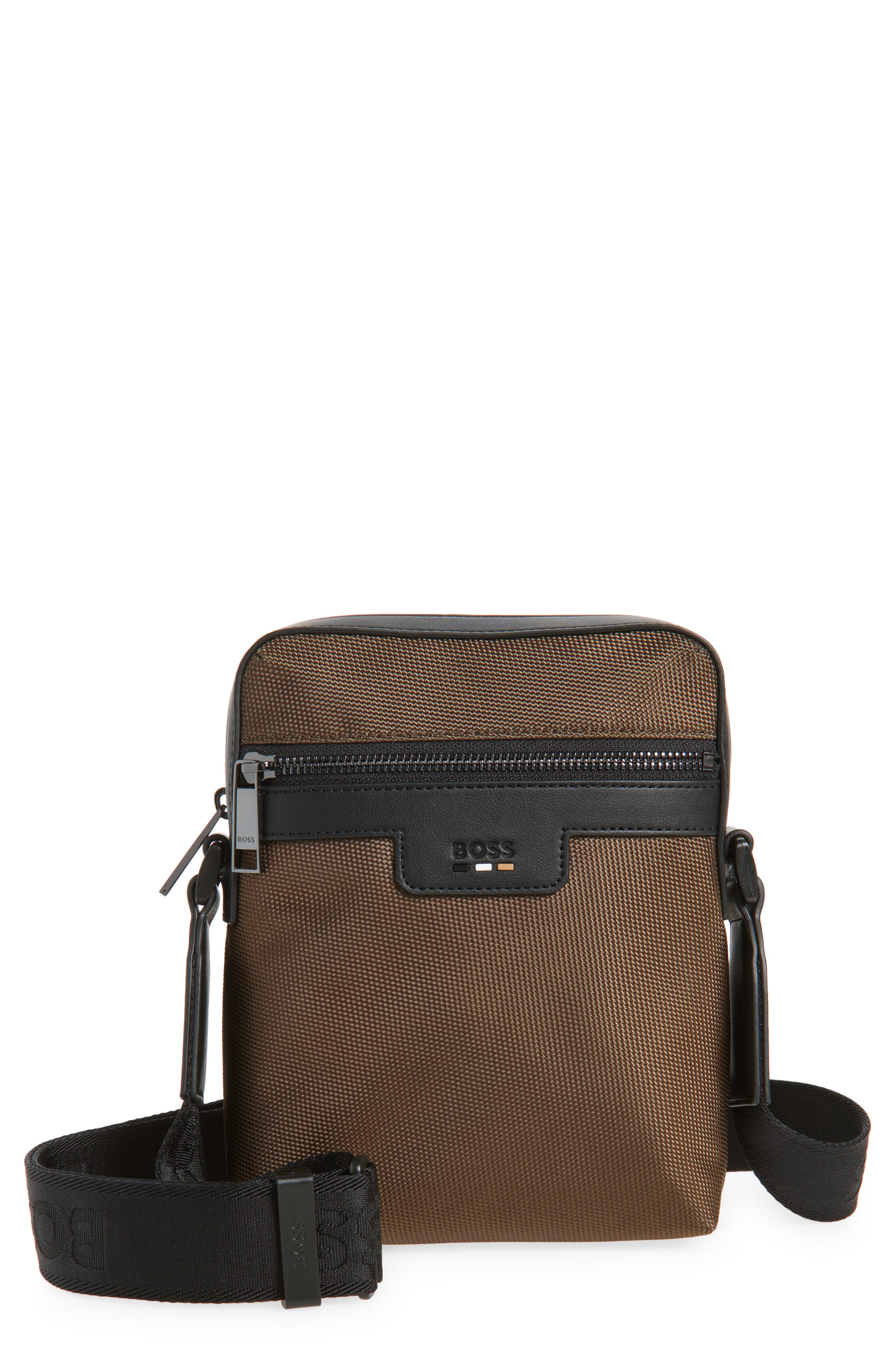 HUGO Ray Crossbody Bag, Main, color, Open Green