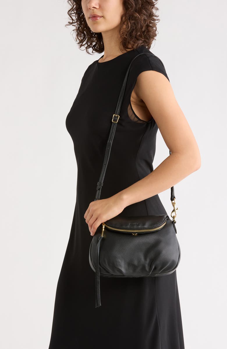 AIMEE Weekend Theory Double Entry Crossbody Bag, Alternate, color, Black