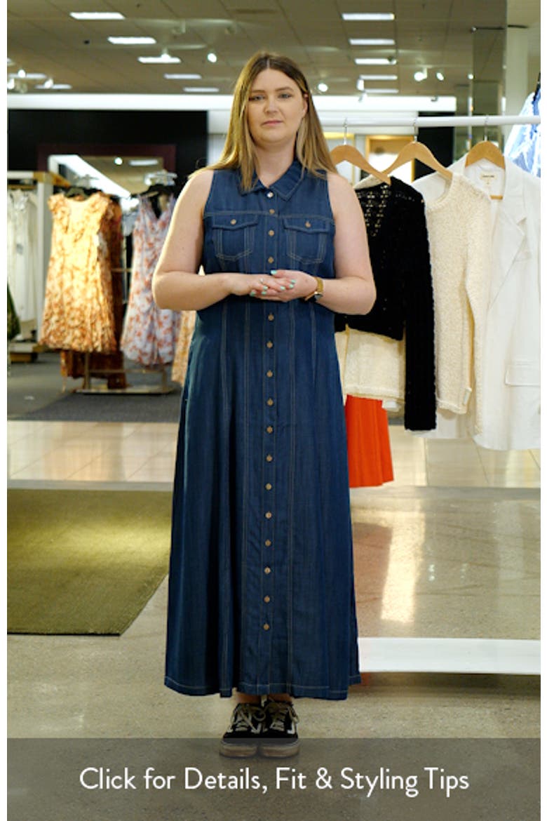 Sleeveless Denim Dress video