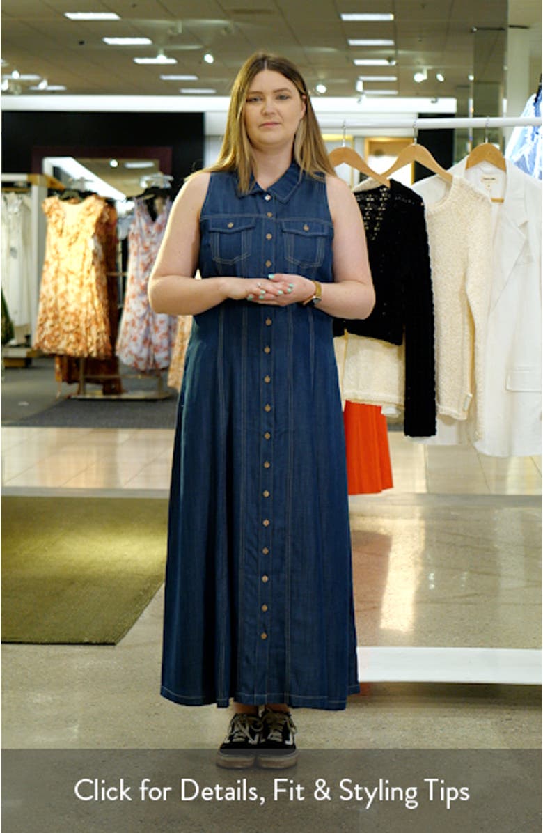 Sleeveless Denim Dress, sales video thumbnail