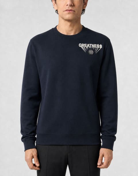 Fleece Round Neck Sweatshirt Greatness Men