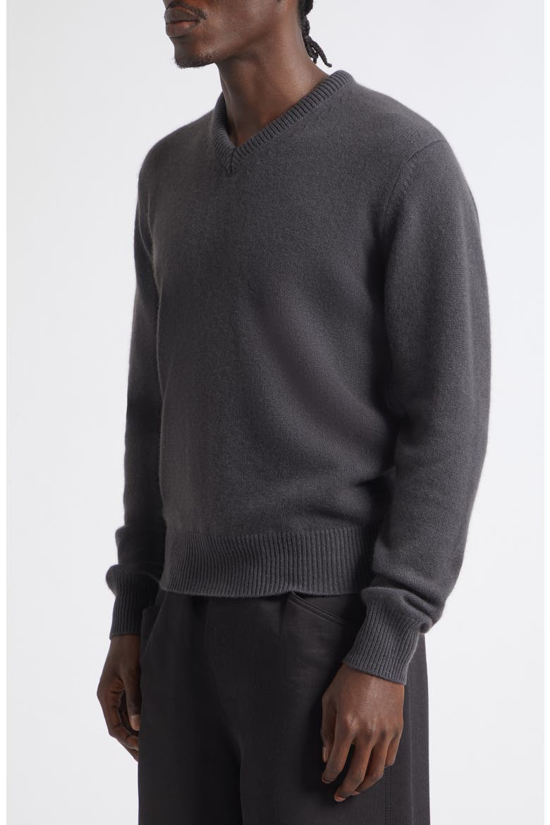 V-Neck Cashmere Sweater, Alternate, color, STONE