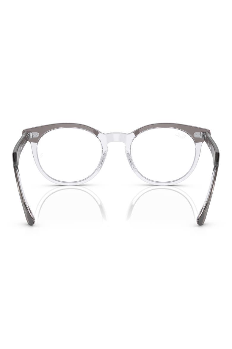 51mm Square Optical Glasses, Alternate, color, DARK GREY
