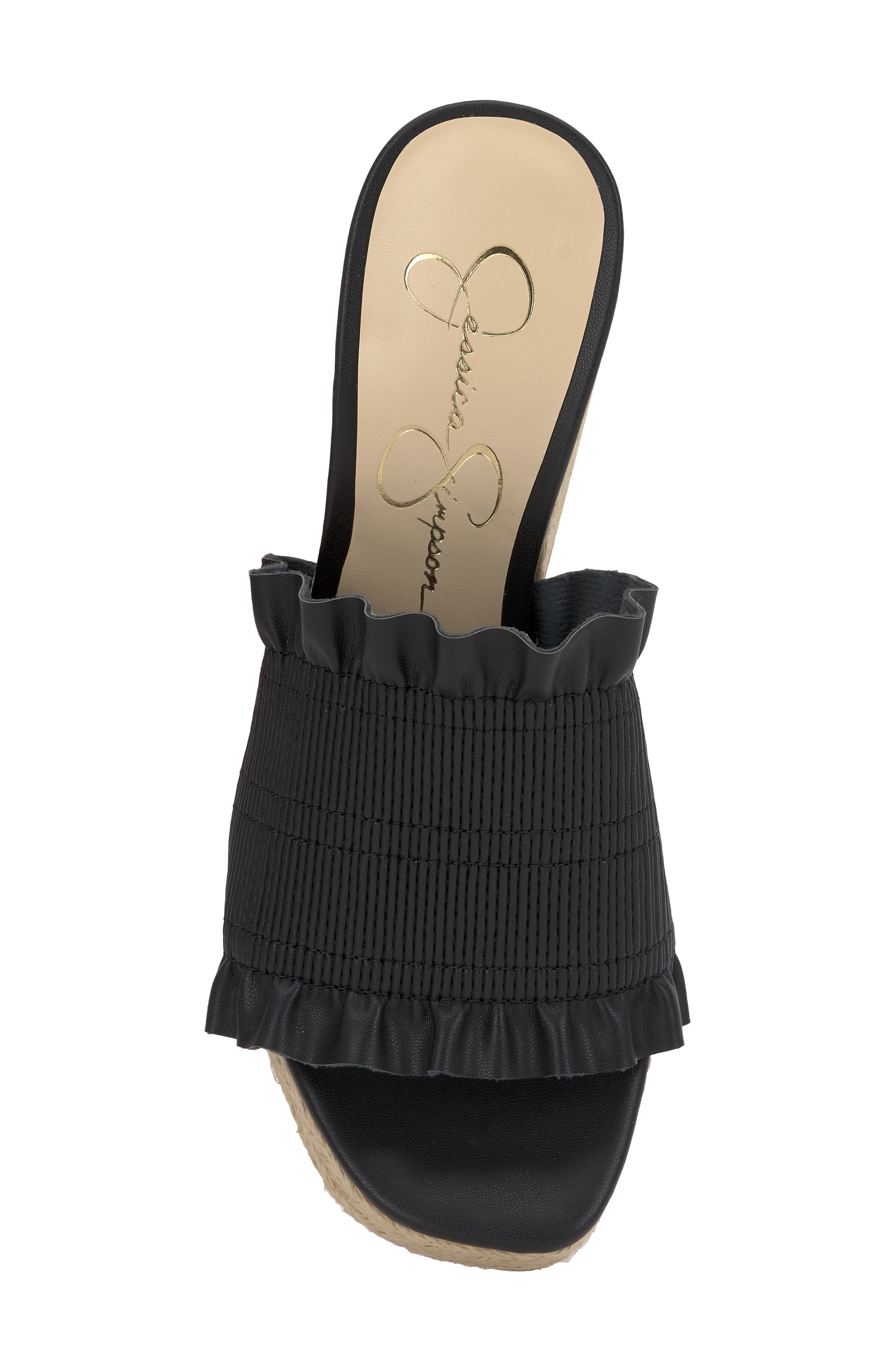 Jessica Simpson Serilda Espadrille Platform Wedge Slide Sandal, Alternate, color, 