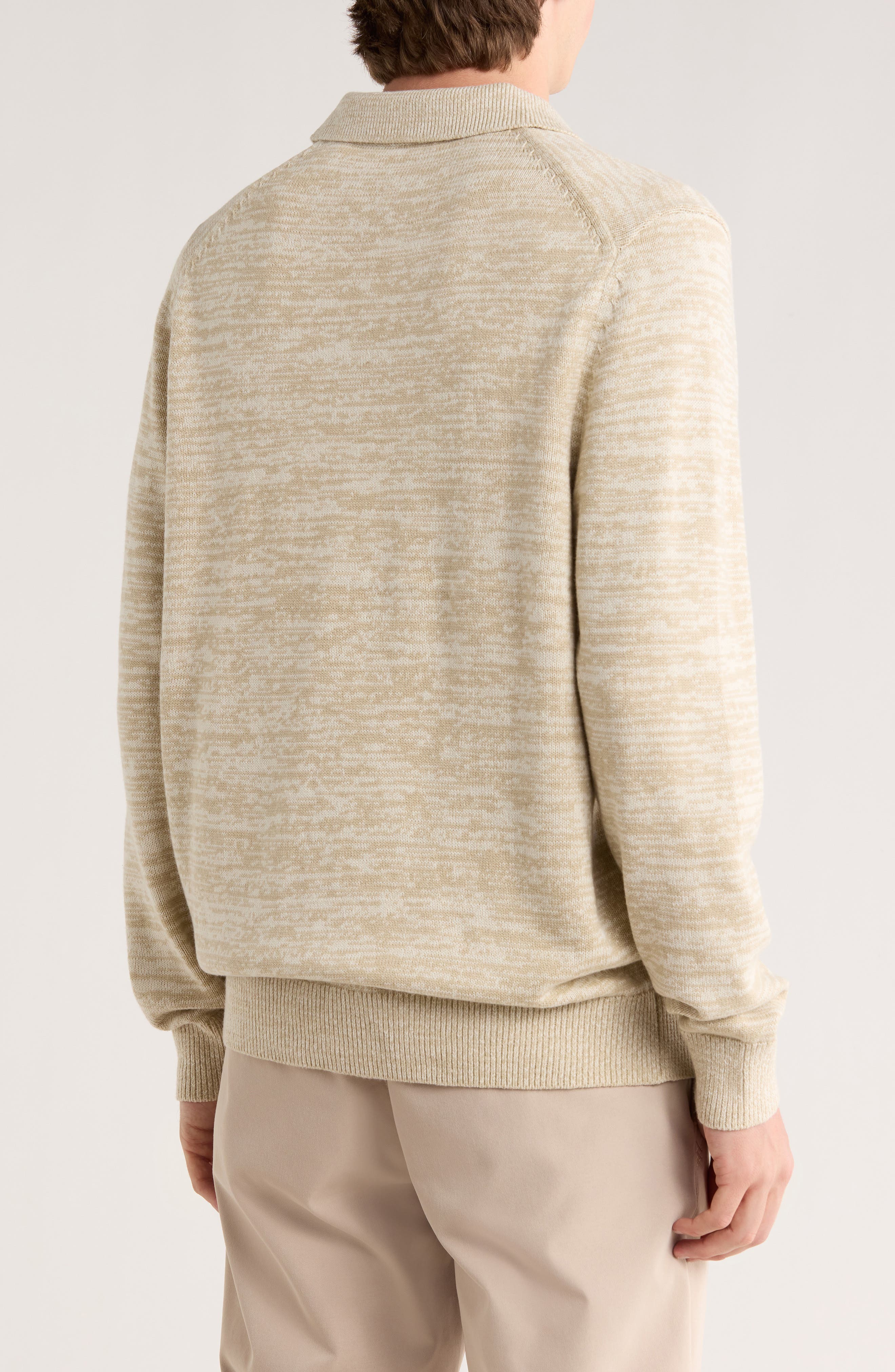 Space Dye Polo Sweater - image 2