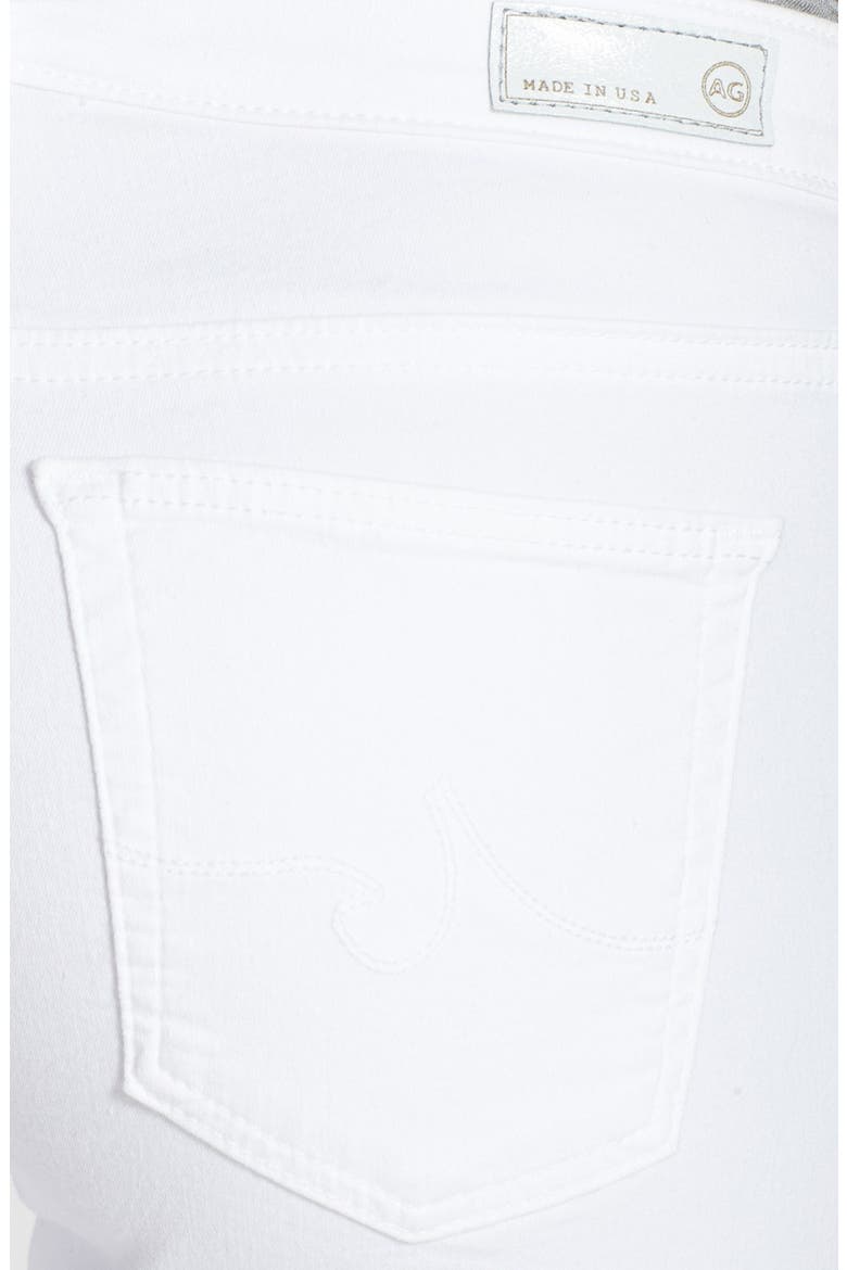 'The Legging' Ankle Skinny Jeans, Alternate, color, WHITE WHITE