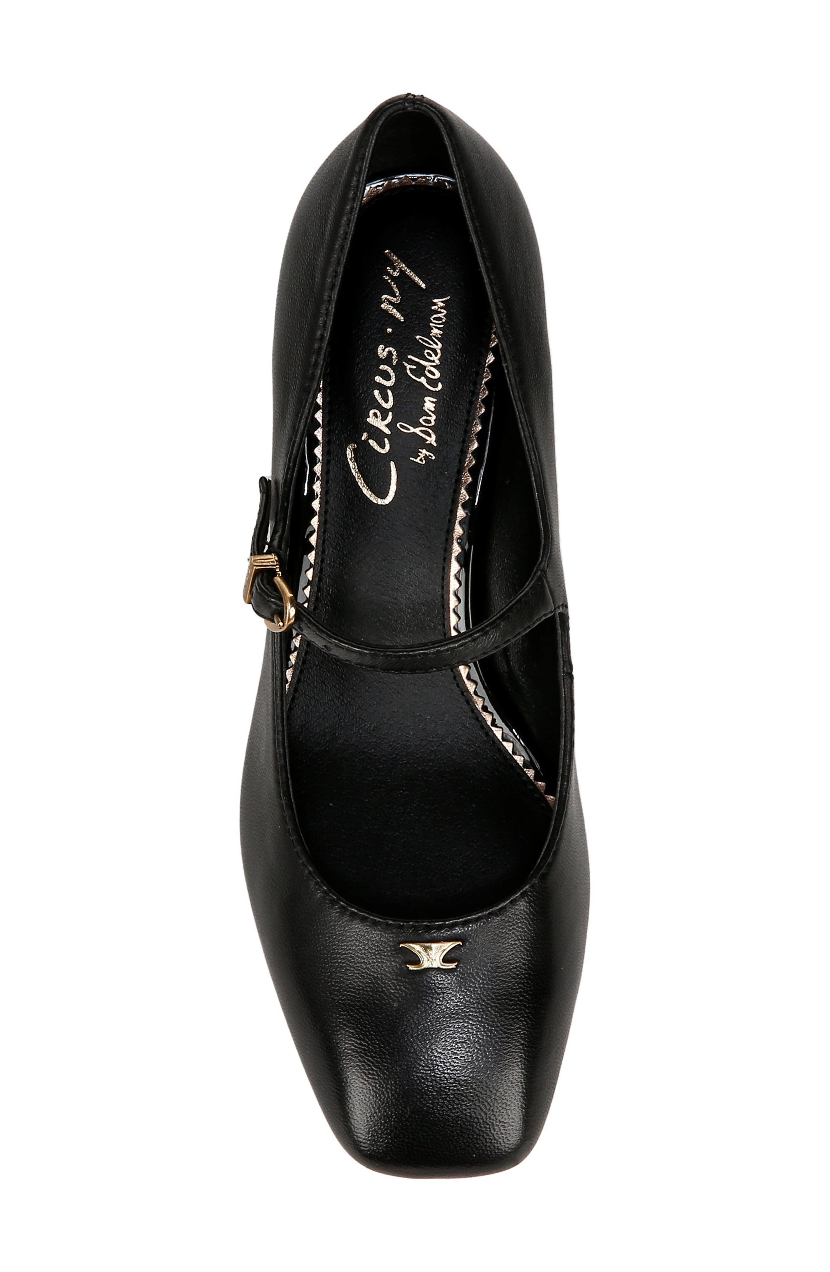 Eloisa Mary Jane Pump, Alternate, color, BLACK LEATHER