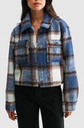 All in Favor Plaid Cropped Jacket