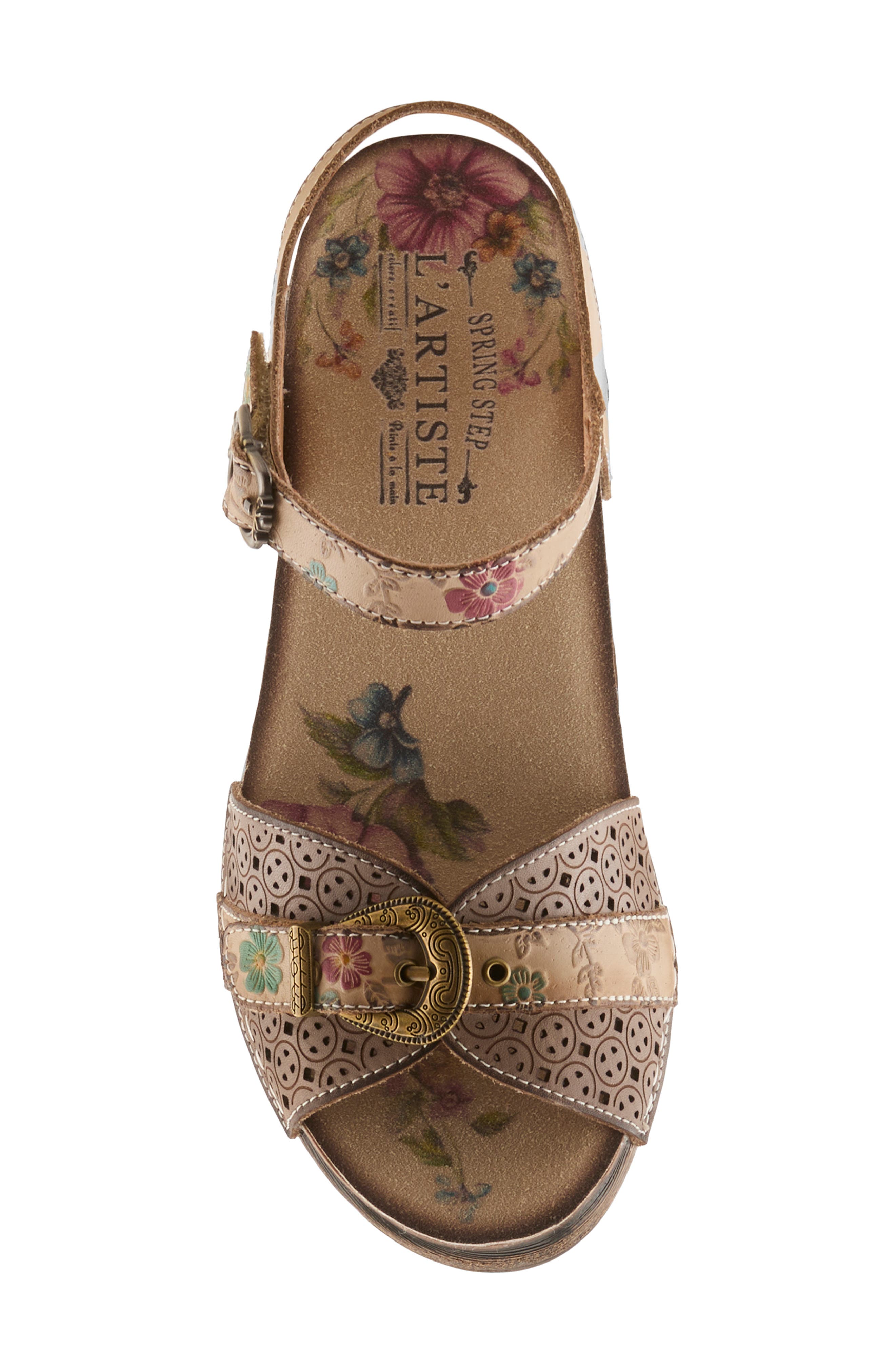 L'Artiste by Spring Step Upperbuck Sandal, Alternate, color, Grey Multi