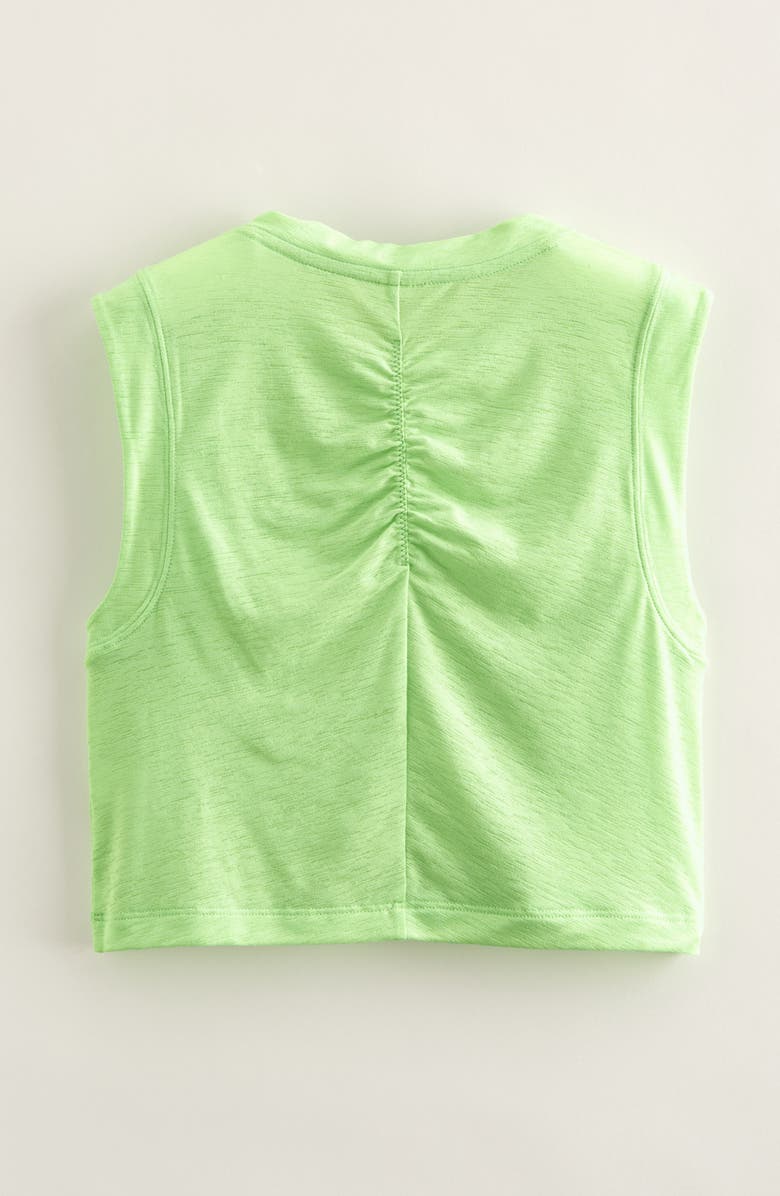 Recess Pickleball x Zella Kids' Volley Crop Muscle Tank, Alternate, color, Green Verde