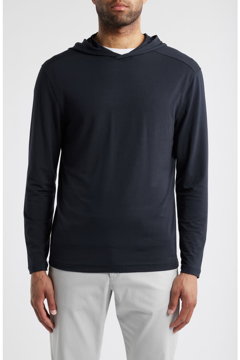 Knox Long Sleeve Hooded T-Shirt, Main, color, BLACK