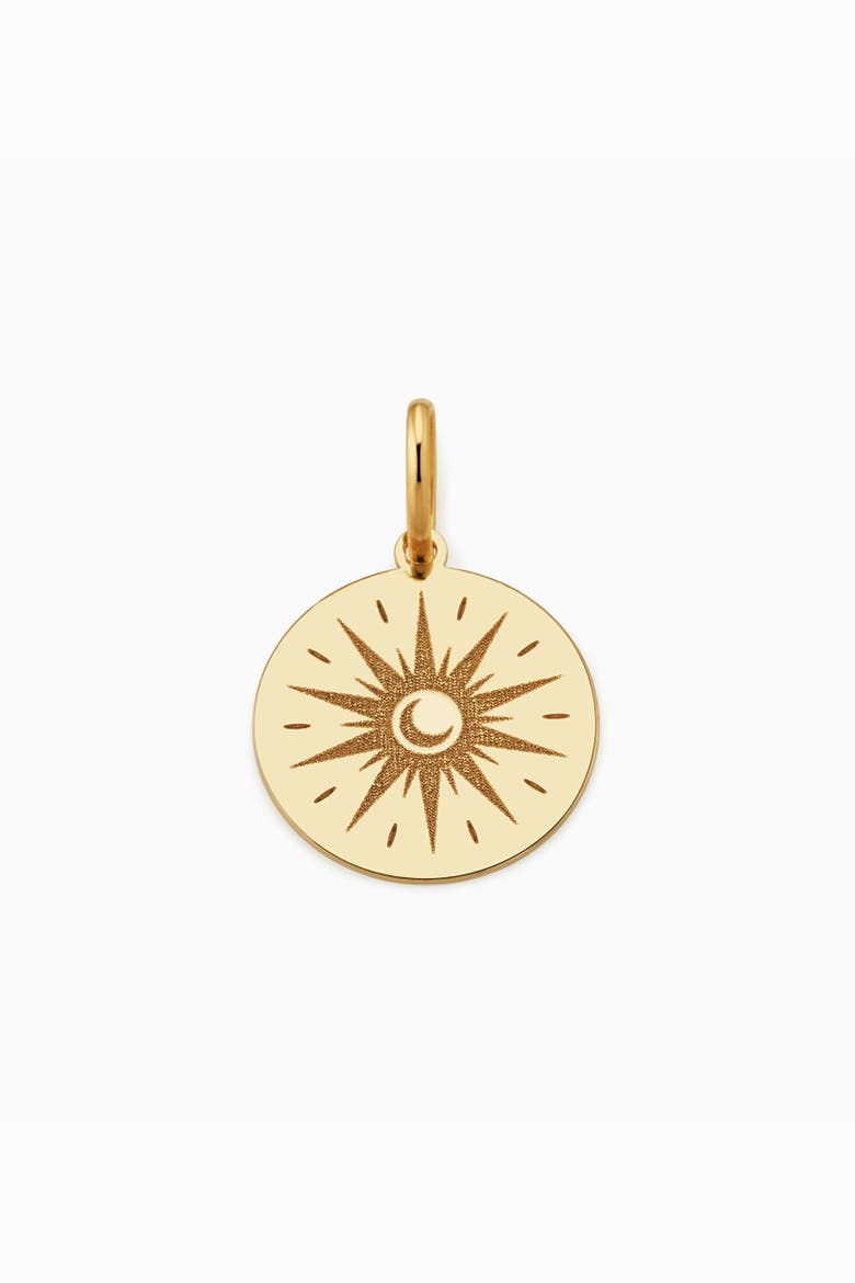 14K Gold Summer Solstice Pendant Charm, Main, color, Yellow Gold