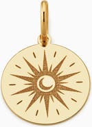 Oradina 14K Gold Summer Solstice Pendant Charm