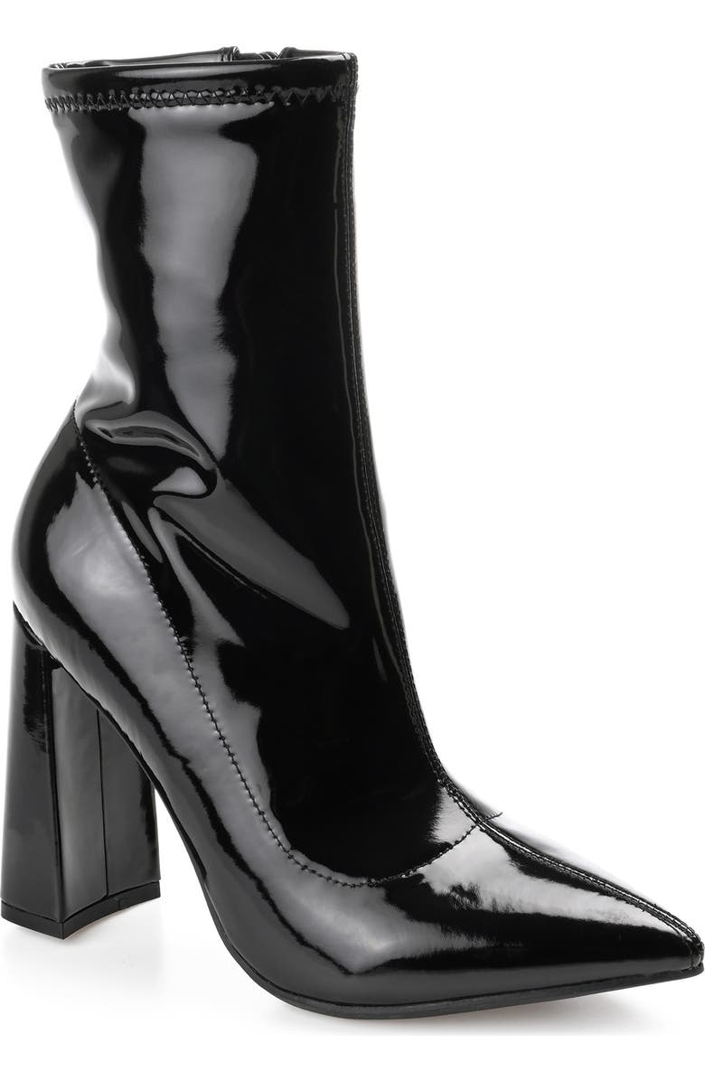 Journee Collection Veralee Pointed Toe Block Heel Boot, Main, color,