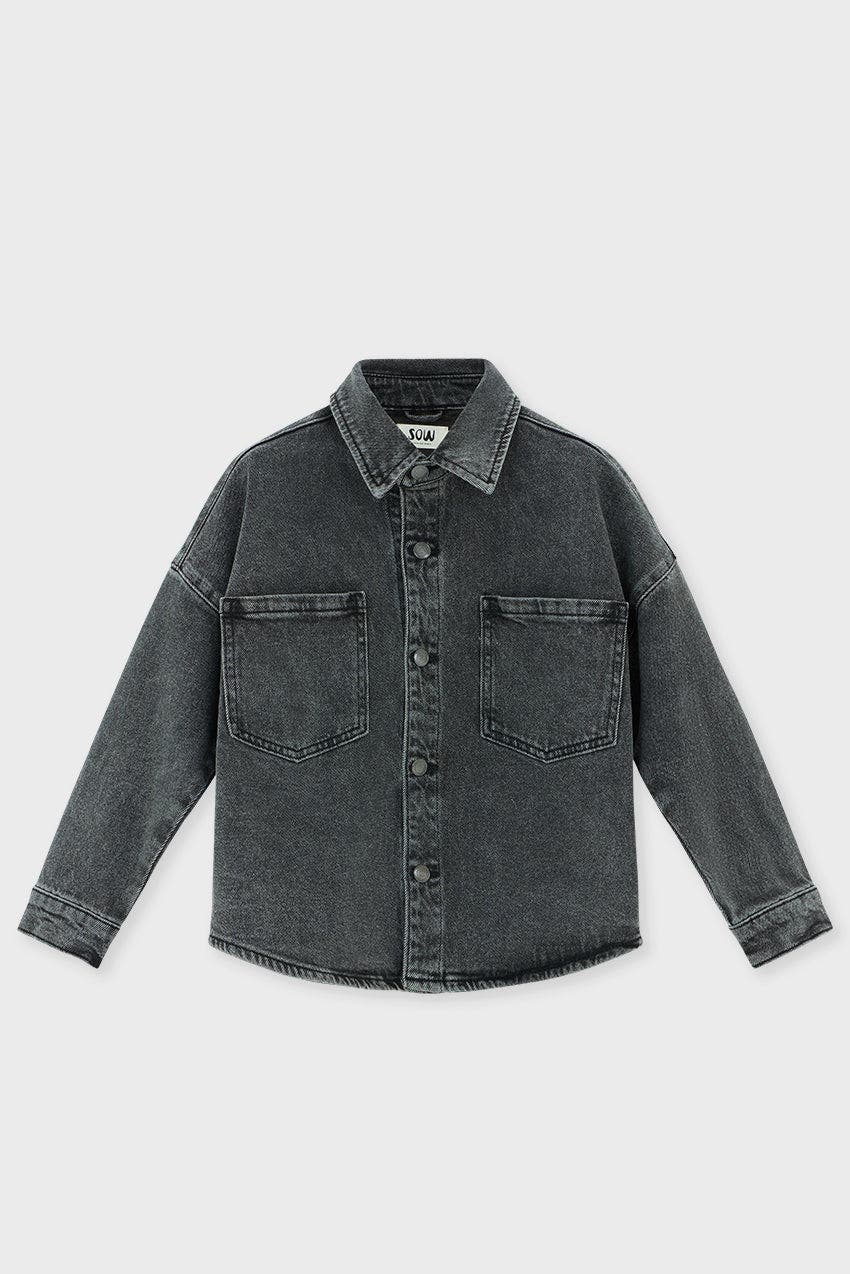 selected Grey acid denim