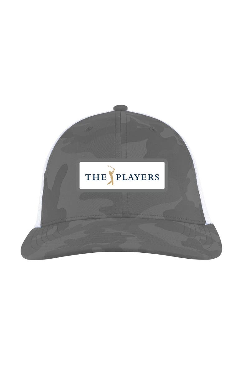 Men's THE PLAYERS  Ahead Gray  Camo Flex Hat, Alternate, color, Gray