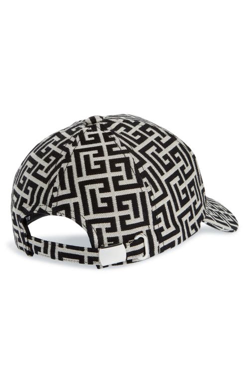 Balmain Logo Baseball Cap In Multi