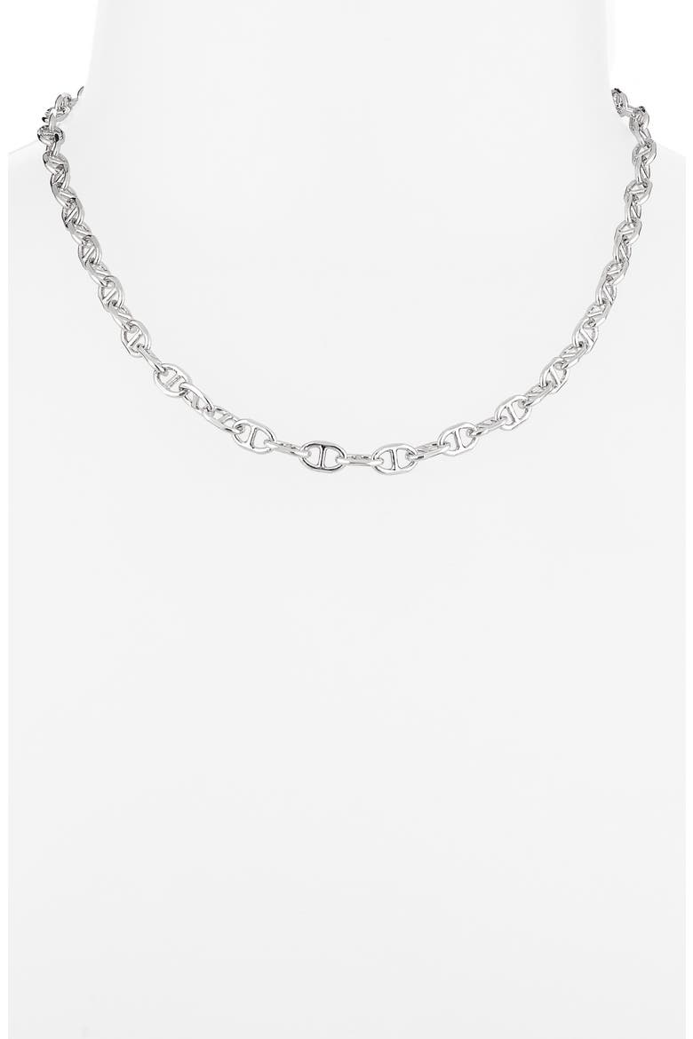 Mia Mariner Chain Necklace, Alternate, color, SILVER