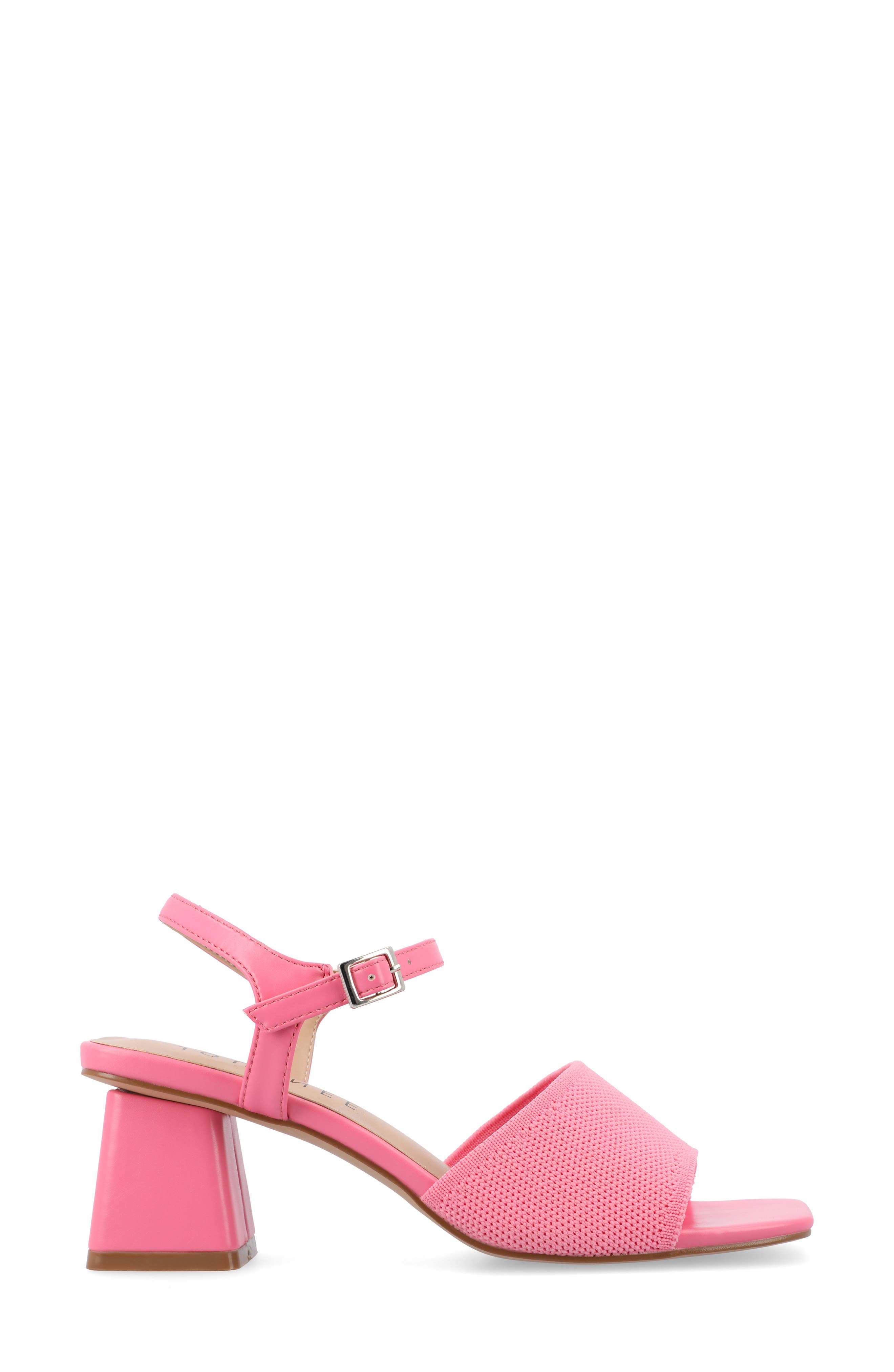 Evylinn Knit Block Heel Sandal, Alternate, color, PINK