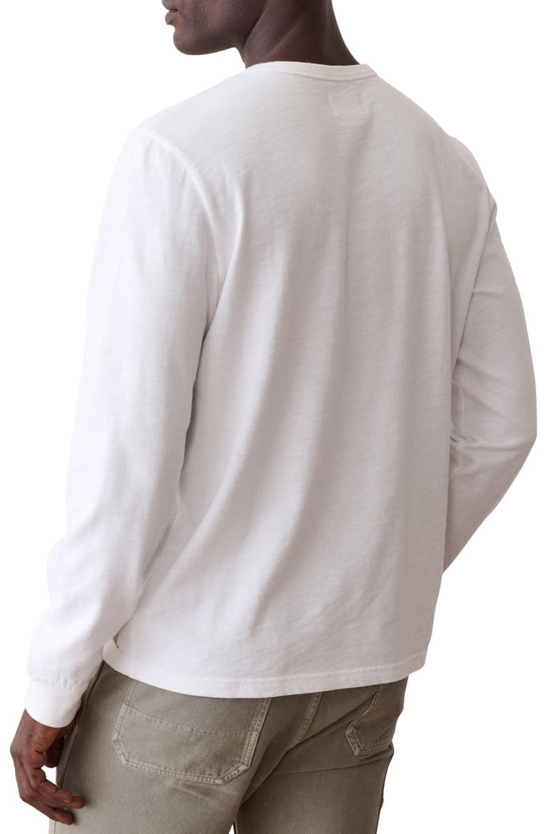 Luxe Slub Long Sleeve Pocket T-Shirt, Alternate, color, WHITE