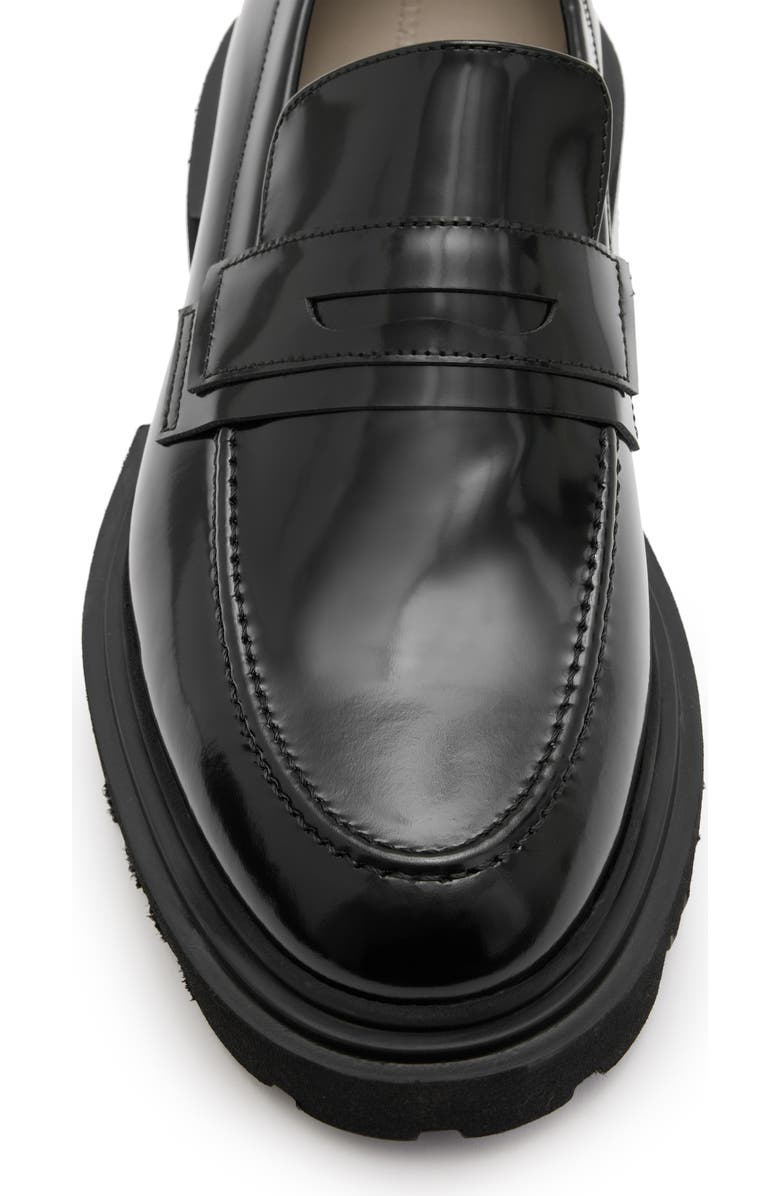 AllSaints Vinni Lug Penny Loafer, Alternate, color,