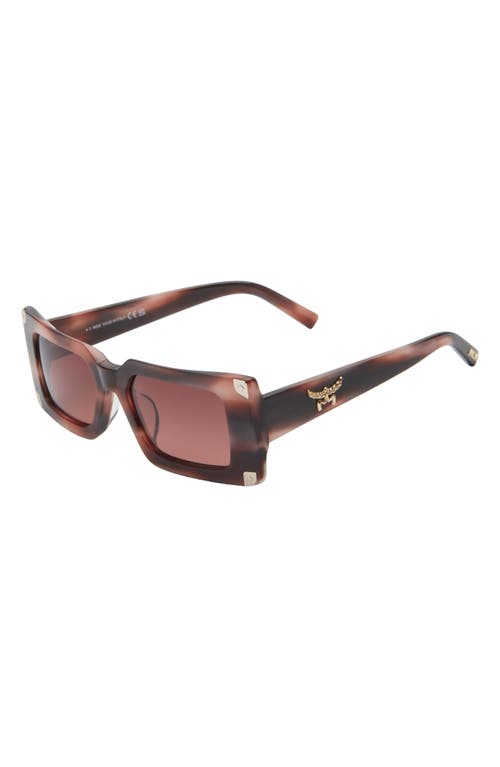 Mcm 52mm Rectangular Sunglasses In Multi
