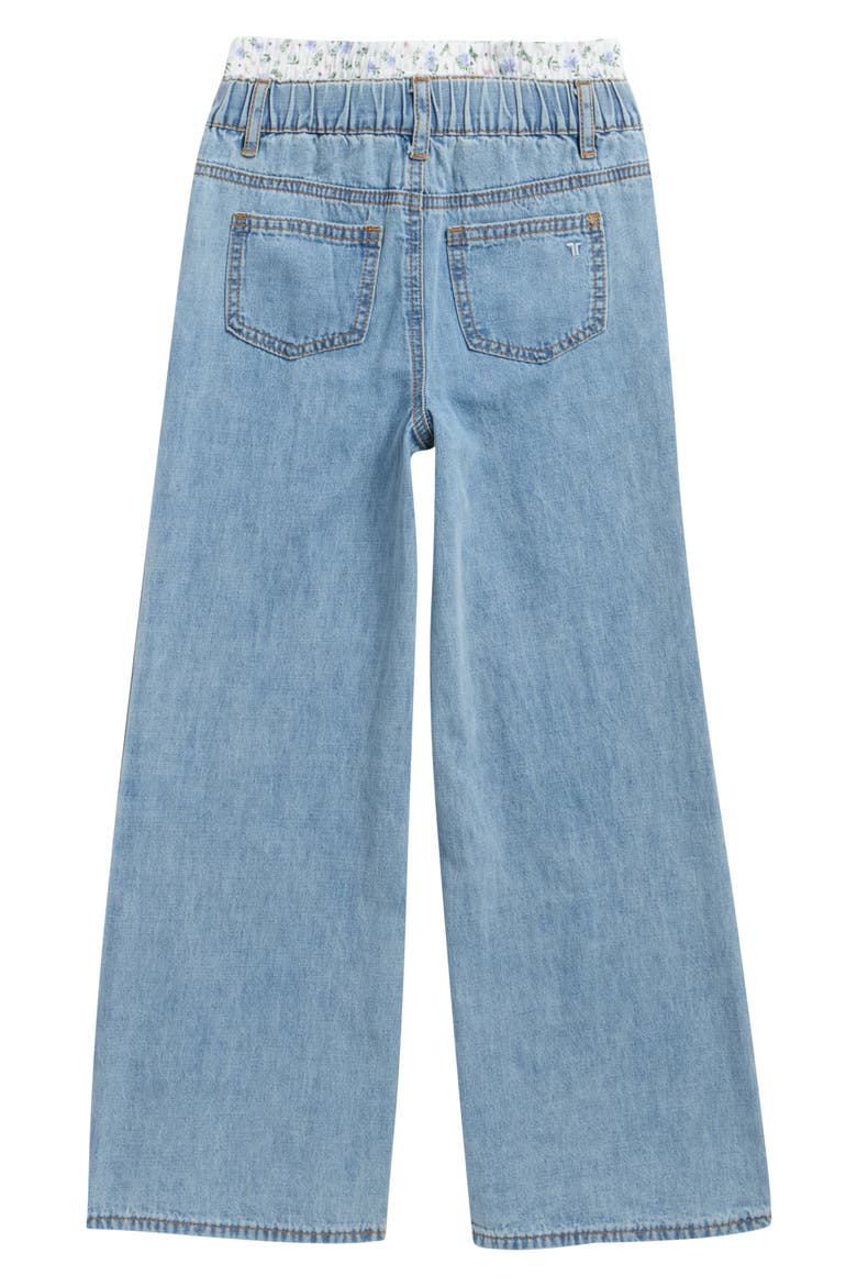 Kids' Boxer Wide Leg Pull-On Jeans, Alternate, color, LIGHT INDIGO