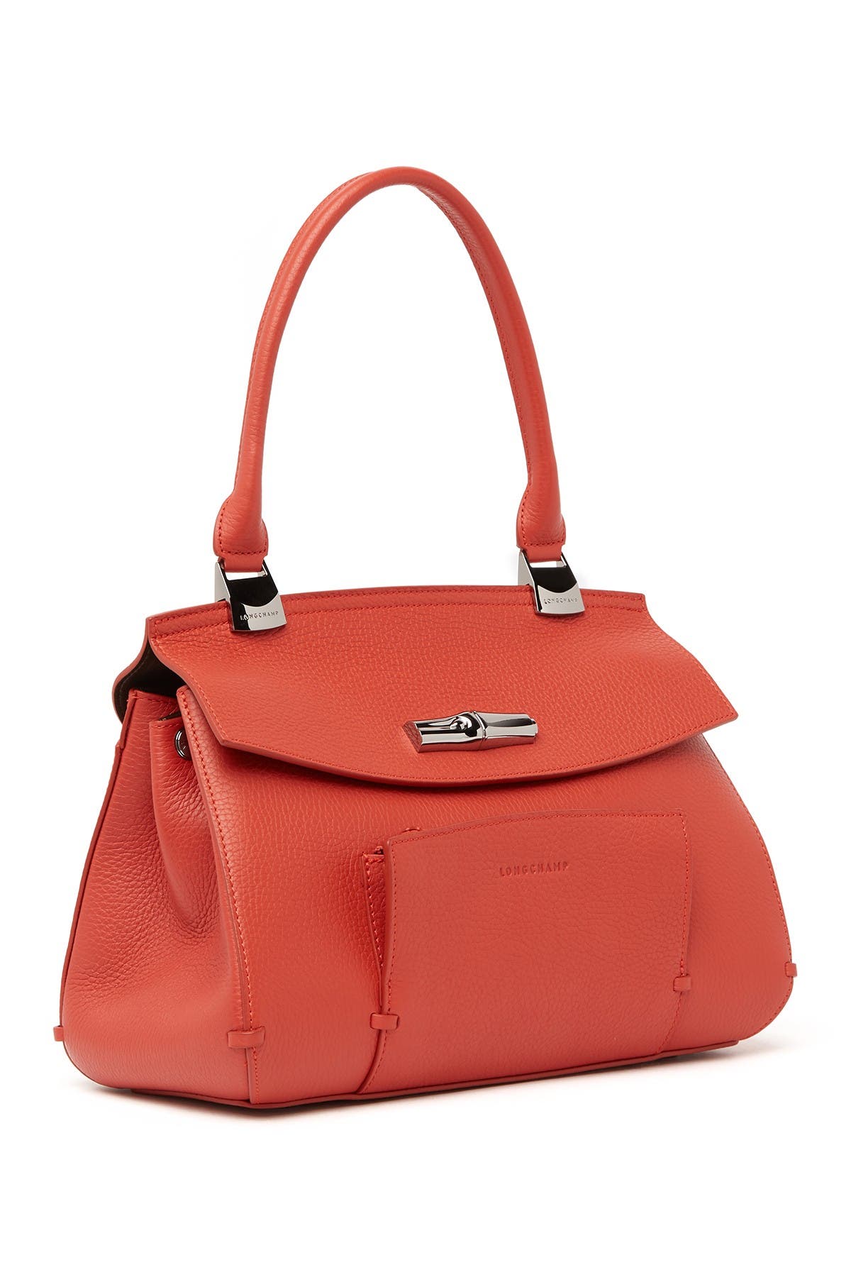 Longchamp Madeleine Leather Handbag, Alternate, color, 