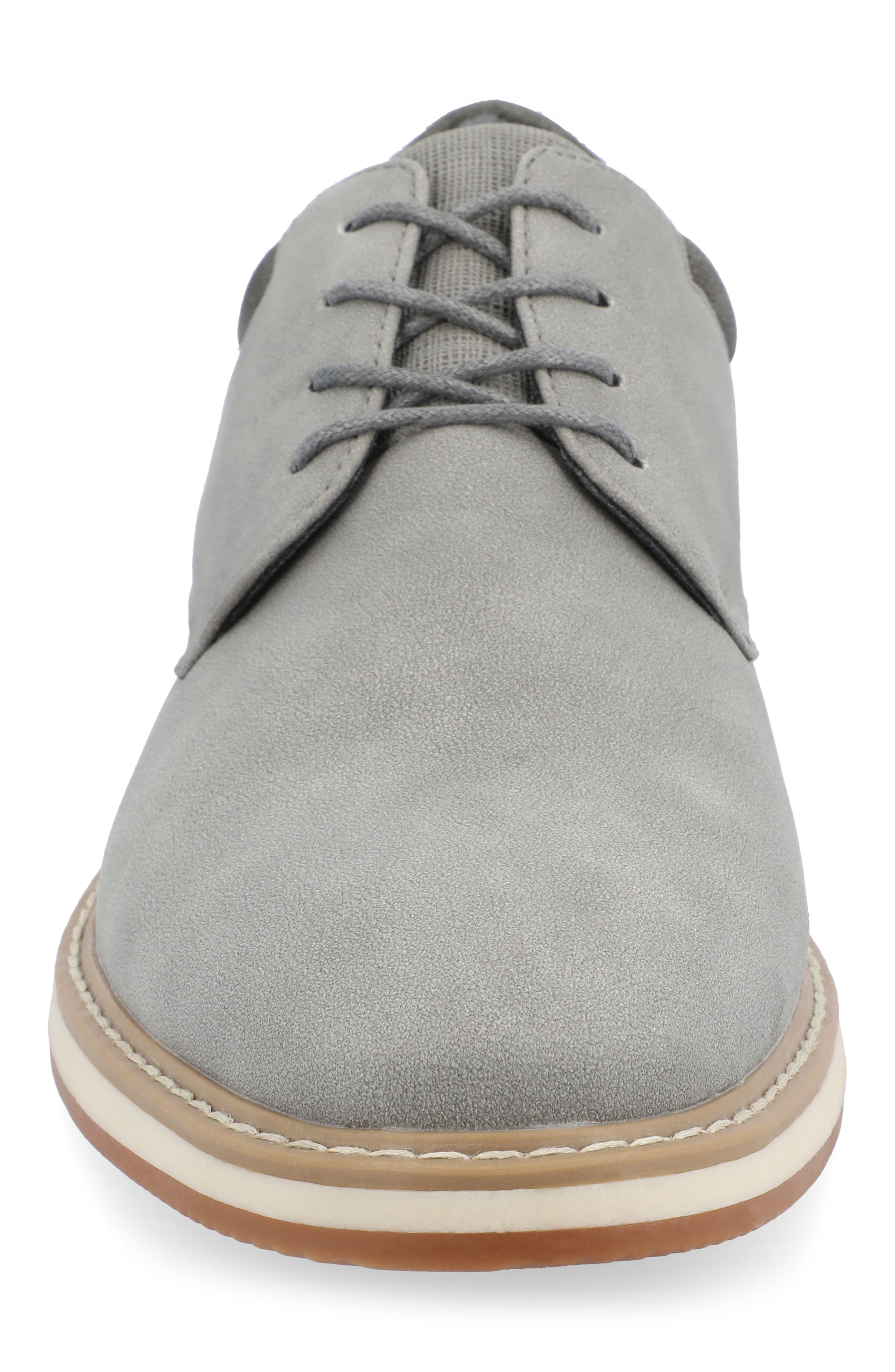 VANCE CO Hodges Plain Toe Derby, Alternate, color, Grey
