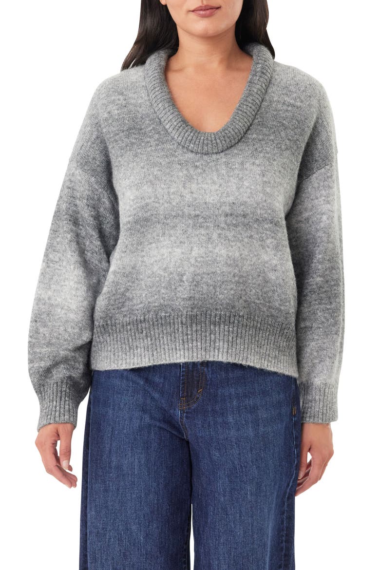 Space Dye Sweater, Main, color, BIRCH SPACEDYE