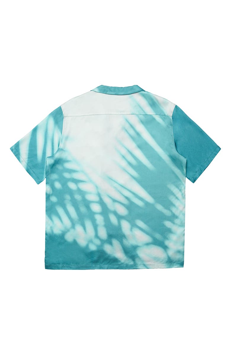 Blue Sky Inn Shadow Palms Short Sleeve Button-Up Shirt, Alternate, color,