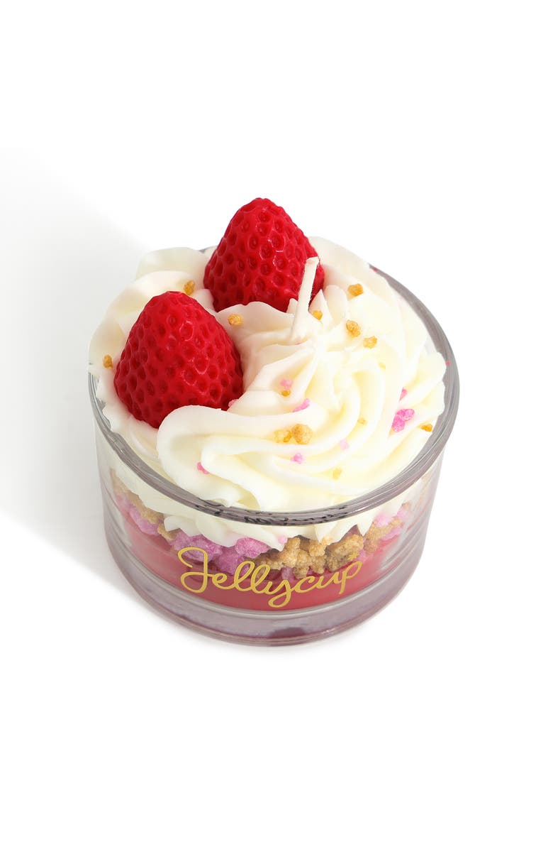 Jellycup Dessert Cup Soy Wax Candle Strawberry Cream, Alternate, color, Strawberry Cream
