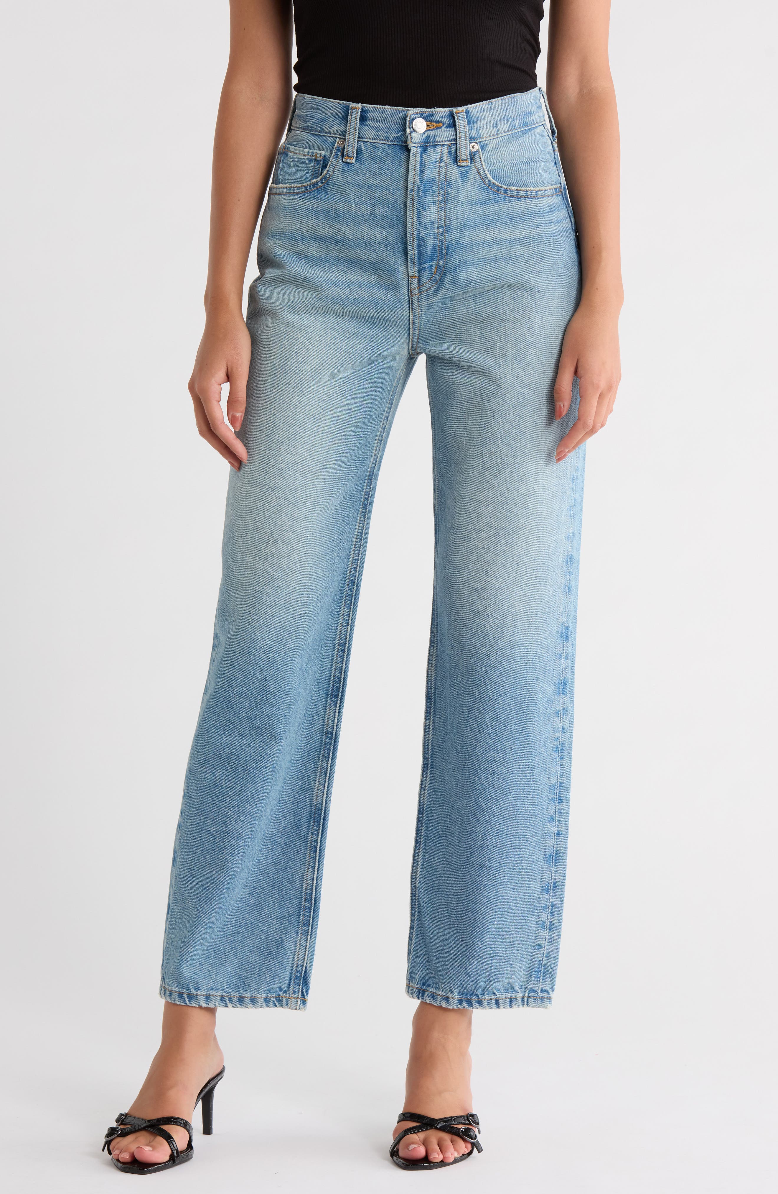 ÉTICA Tyler High Waist Straight Leg Jeans