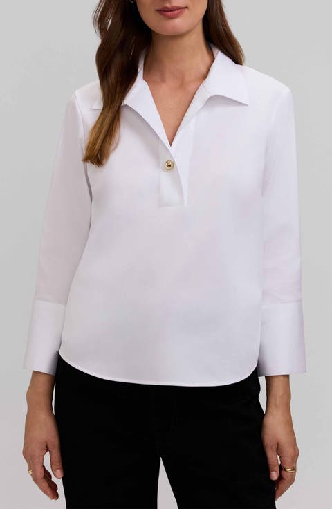 Catalina Matte Sateen Popover Top