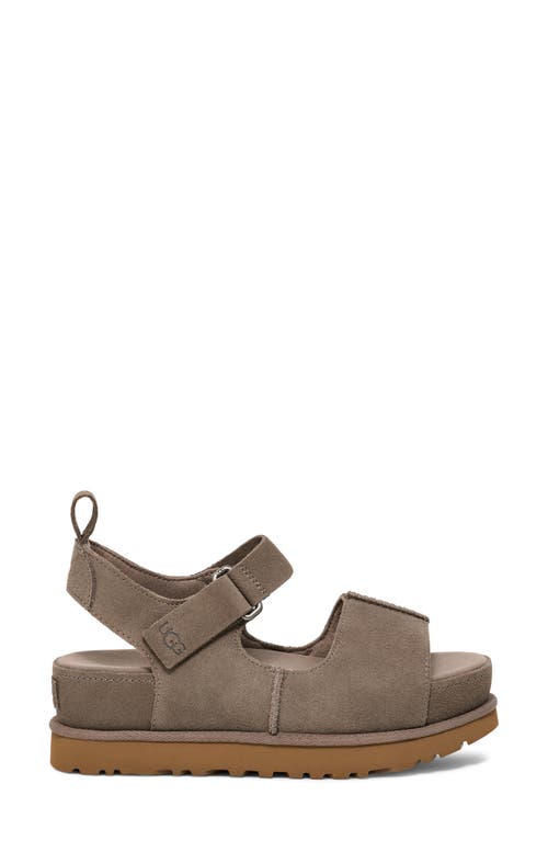 Ugg(r) Goldenstar Platform Sandal In Smoke Plume
