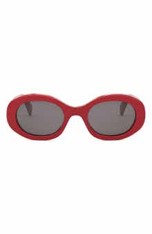 Triomphe 52mm Oval Sunglasses