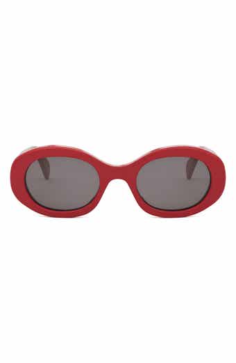 Triomphe 52mm Oval Sunglasses