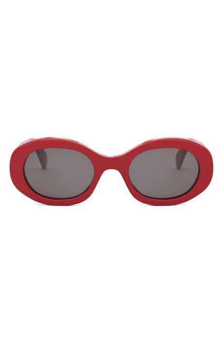 Triomphe 52mm Oval Sunglasses