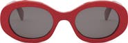 CELINE Triomphe 52mm Oval Sunglasses