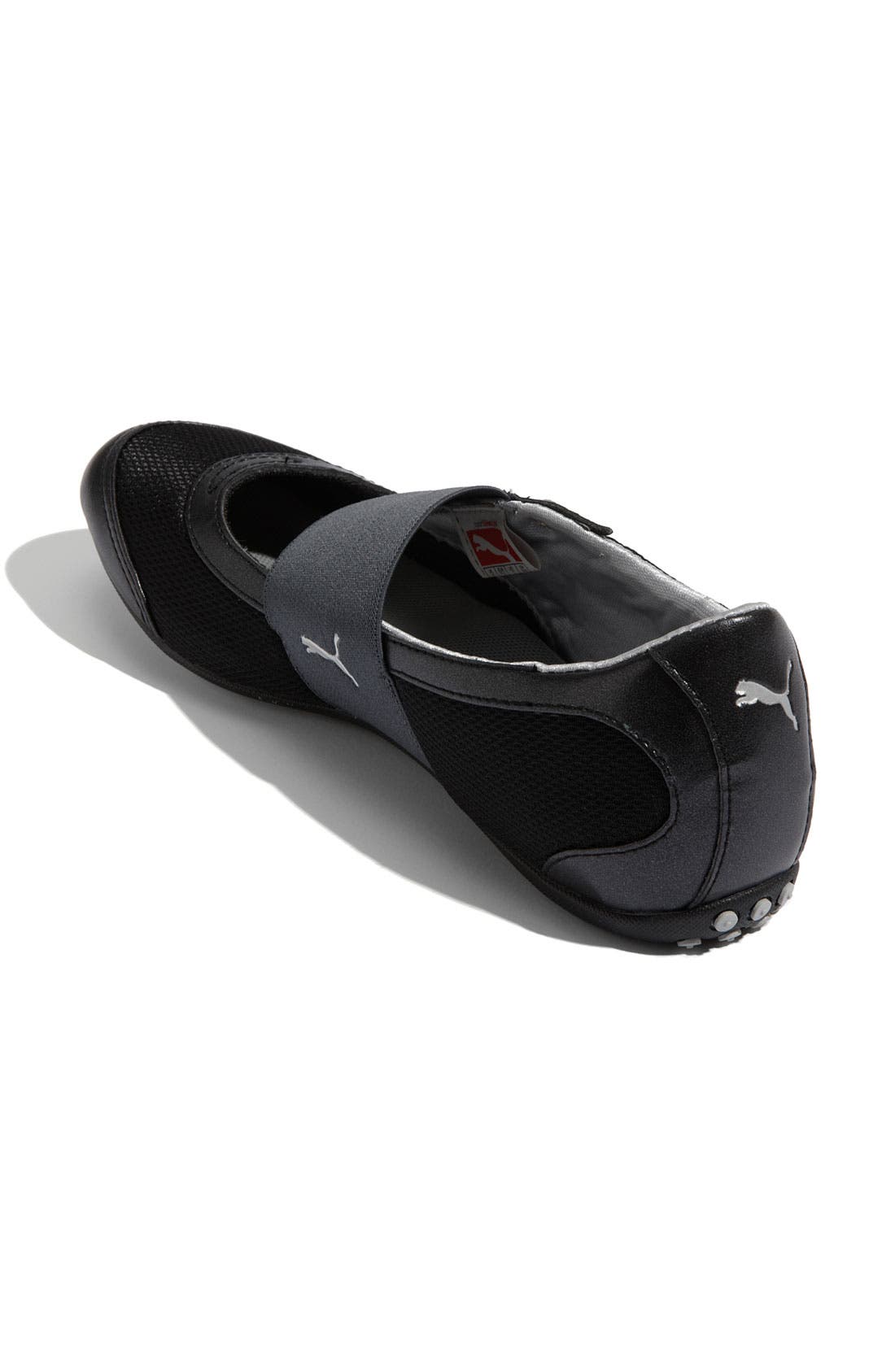 'Sneakerina' Sneaker, Alternate, color, BLACK/ SILVER/ DARK SHADOW