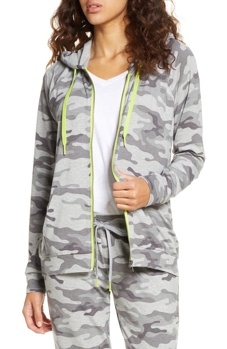 PJ Salvage Neon Pop Camo Hoodie, Main, color,