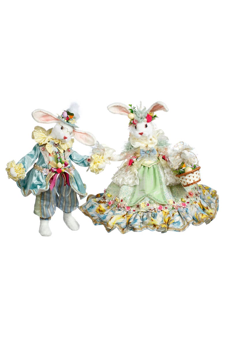 Mr & Mrs Peter Rabbit, Set of 2, Medium, Main, color, Pastel Green