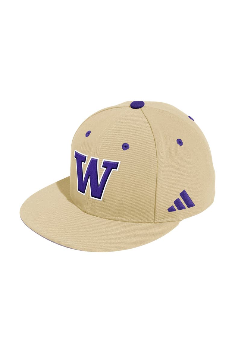 Men's adidas  Gold Washington Huskies On-Field Fitted Baseball Hat, Main, color, Gold
