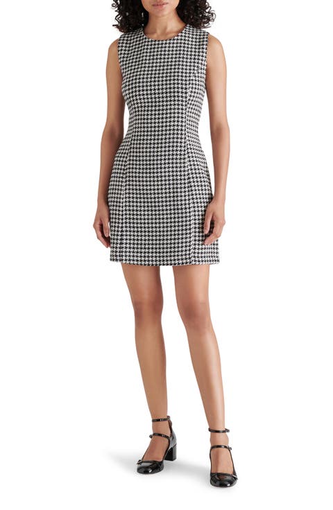 Perri Houndstooth Minidress