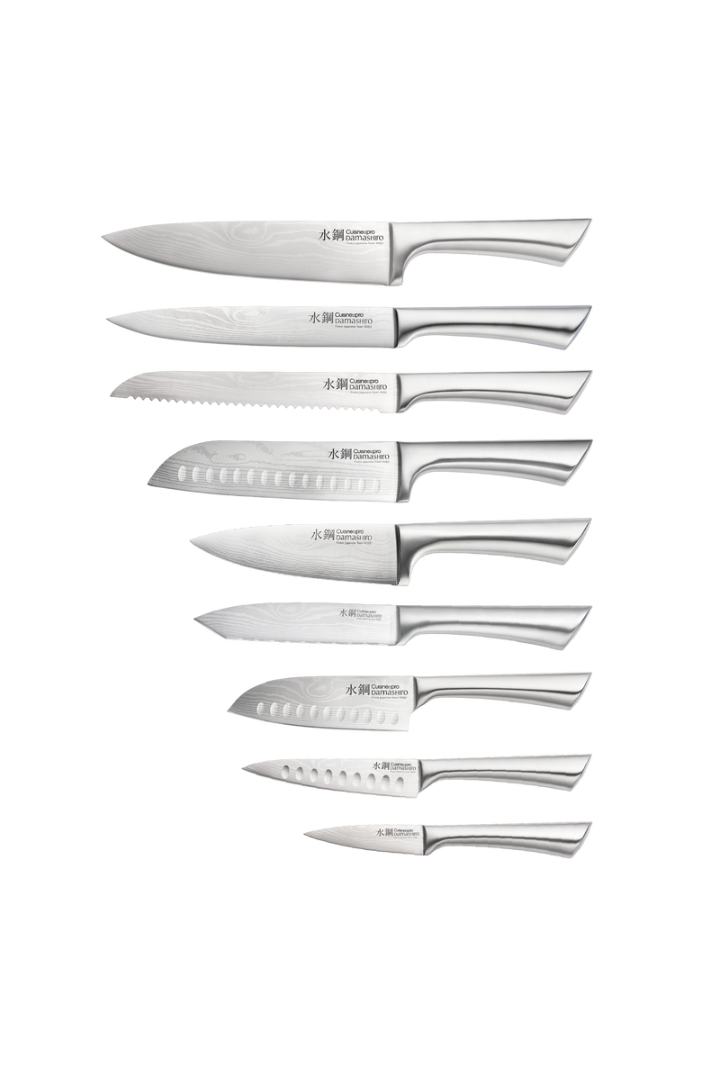 Cuisine::pro<sup>®</sup> Damashiro<sup>®</sup> 10-Piece Hiryu Knife Block, Alternate, color, Silver