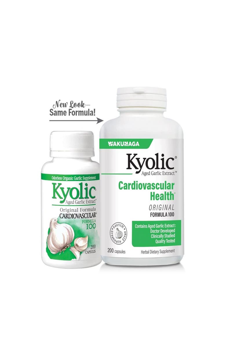 Aged Garlic Extract Formula 100, Cardiovascular Health, 200 ct capsules., Alternate, color, None